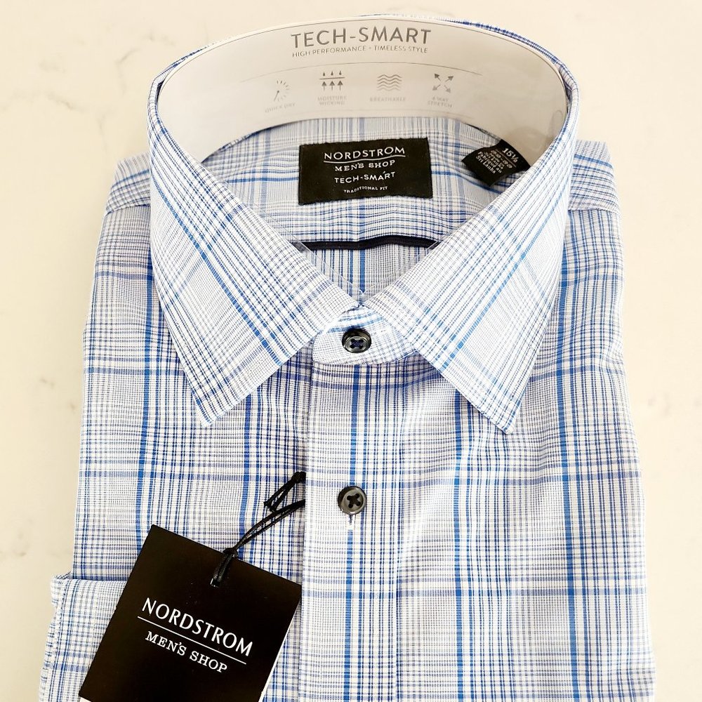 Nordstrom Men's Tech Smart Casual Shirt NWT